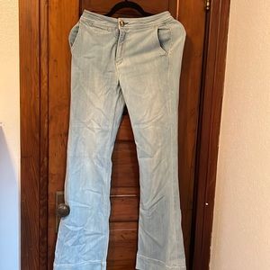 Pilcro and press bell bottom jeans